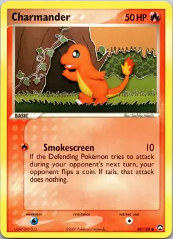 Charmander 48/108 Power Keepers LP Non-Holo Pokemon TCG - Image 1