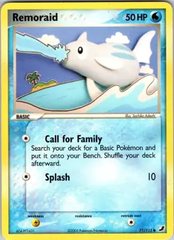 Remoraid 71/115 Unseen Forces Pokemon TCG LP Normal - Image 1