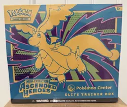 Pokemon TCG: Mega Evolution Ascended Heroes Pokemon Center Elite Trainer Box ETB - Image 1