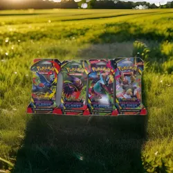 4 -Sleeved Pokemon TCG Phantasmal Flames Booster Pack Mega Evolution FREE SHIP.. - Image 1