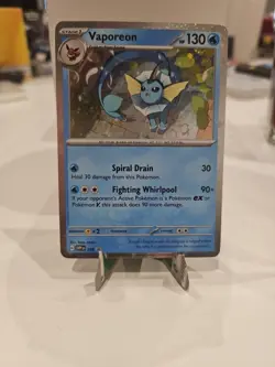 AQUANA SVP 168 BLACK Star Promo Prismatische Entwicklung pokemon karte VAPOREON - Image 1