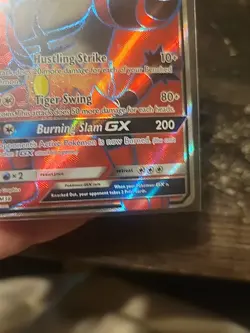 Pokemon Incineroar GX SM38 Sun & Moon Full Art Holo Black Star Promo - Image 3