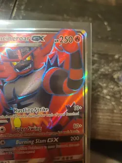 Pokemon Incineroar GX SM38 Sun & Moon Full Art Holo Black Star Promo - Image 4
