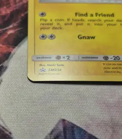 Pokemon TCG: Pikachu SM234 Black Star Promo Cosmos Holo LP - Image 2
