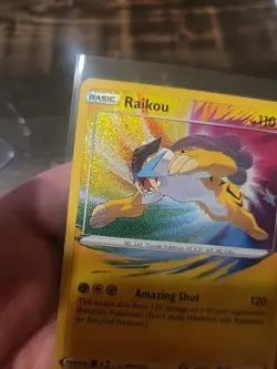 2020 Pokemon Sword Shield Vivid Voltage Raikou AR Amazing Rare #50/185 - NM - Image 5
