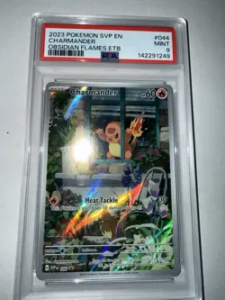 Pokemon TCG Charmander Promo Holo Sv: Scarlet & Violet #044 2023 English PSA 9 - Image 2
