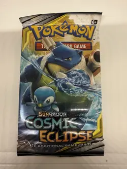 Pokemon Sun & Moon Cosmic Eclipse Booster Pack Factory Sealed - Image 1