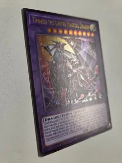 Timeus the United Magical Dragon MZMU-EN012 Ultra Rare Yugioh Maze of Muertos - Image 2