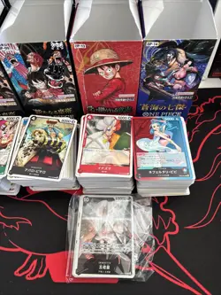 One Piece TCG Bulk Lot OP 9-14-13 Including SR/R From OP13 Japanese NM - Image 2