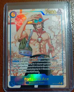 One Piece TCG Portgas D. Ace OP13‑119 Alt Art SEC Carrying on His Will - Image 1