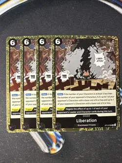 OP10-098 Liberation (R) Royal Blood One Piece CCG x4 Playset - Image 1