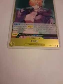Lilith Rare (R) OP13-113 Carrying On His Will English Foil - Image 3