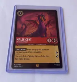 Lorcana - Maleficent Monstrous Dragon - Fabled - Regular - 108/204 - Image 1