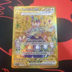 Pokemon TCG Terapagos EX Card 173/142 Stellar Crown Holo - Image 1