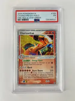PSA 1 Charizard ex 105/112 FireRed & LeafGreen Ultra Rare Pokemon Card - Image 1