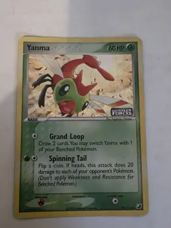 Yanma Unseen Forces HP 50/115 Reverse Holo Stamped Pokemon Card Tcg See Pics - Image 3