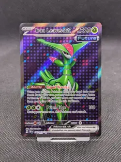 Pokemon Card Iron Leaves ex 186/162 Ultra Rare Temporal Forces NM/M - Image 1