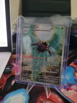 Pokemon TCG Ninjask Illustration Rare Card 137/132 Mega Evolution - Image 1