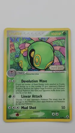 Cradily Legend Maker 3/92 Reverse Holo Stamped 2006 - Pokemon Card - Image 1