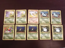 Jungle ITALIAN Pokemon Card Lot - Image 1