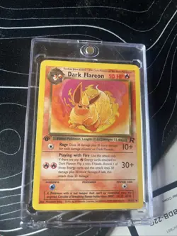 Pokemon Dark Flareon TCG 1st Edition Uncommon Card 35/82 Near Mint - Image 1