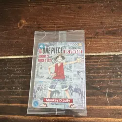 Bandai One Piece CCG Monkey D. Luffy US Voyage Character Card #004 - Image 1
