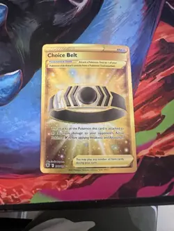 Pokemon Cards Choice Belt 211/189 Gold Secret Rare Astral Radiance - (NM) - Image 1