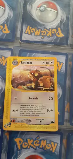 Pokemon Raticate Card 89/144 Skyridge Regular Near Mint Condition - Image 1
