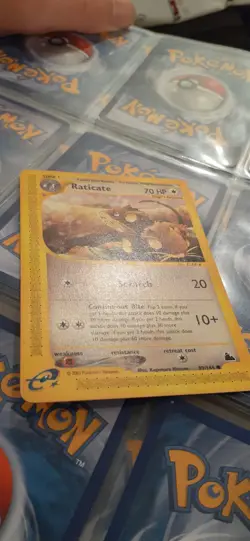 Pokemon Raticate Card 89/144 Skyridge Regular Near Mint Condition - Image 3