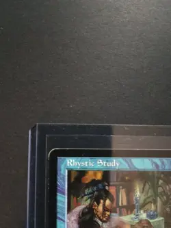 MTG Rhystic Study Played Card - Image 2