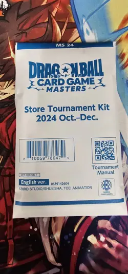 DRAGON BALL SUPER CARD GAME MASTERS STORE TOURNAMENT KIT 2024 OCT - DEC - Image 1