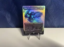 Maha, Its Feathers Night (Borderless) Bloomburrow Foil - Image 1