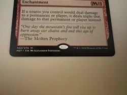 MTG Fiery Emancipation Core Set 2021 143/274 Regular Mythic NM English - Image 3