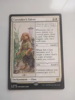 MTG Caretaker's Talent Bloomburrow Regular NM x1 - Image 1