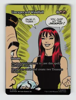 Unexpected Windfall (Borderless)*Foil* MAR 29 NM - Image 1