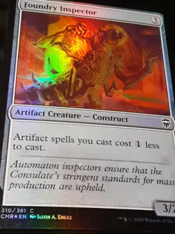 Foundry Inspector FOIL , Commander Legends , NM , MTG , FREE SHIPPING - Image 2