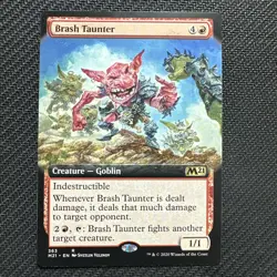 MTG Brash Taunter Core 2021 363 Extended Art Regular Rare NM - Image 1