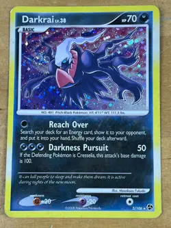 Darkrai 3/106 Rare Holo Great Encounters 2008 Pokemon TCG Card - Image 1