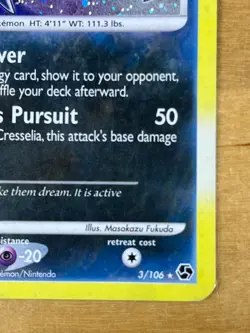 Darkrai 3/106 Rare Holo Great Encounters 2008 Pokemon TCG Card - Image 4