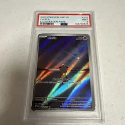 Cleffa 2023 Obsidian Flames FA Holo Illustration Rare PSA 9, 202/197 Pokemon - Image 3