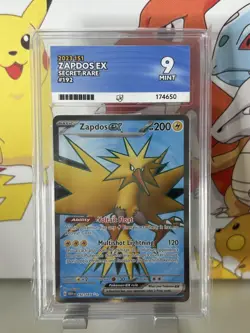🔹ACE 9 MINT🔹Zapdos 192/165🔸Scarlet & Violet 151 English Pokemon TCG Card - Image 1