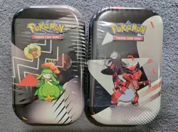 (2) Pokemon Black Bolt and White Flare Mini Tin NEW SEALED - Image 1