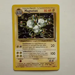 Magneton 26/62 Fossil WOTC Pokemon TCG Regular Rare 1999 NM - Image 1