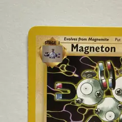 Magneton 26/62 Fossil WOTC Pokemon TCG Regular Rare 1999 NM - Image 2