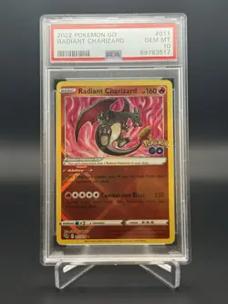 Pokemon Go Radiant Charizard 11/78 PSA 10 Gem Mint - Image 1