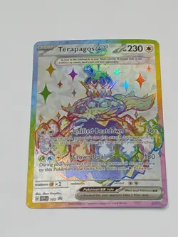 Terapagos EX Pokemon SVP 165 Full Art Illustration Rare Black Star UPC Promo, NM - Image 1