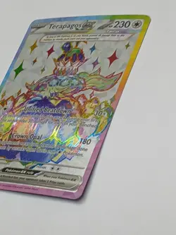 Terapagos EX Pokemon SVP 165 Full Art Illustration Rare Black Star UPC Promo, NM - Image 3