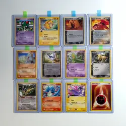 12x Pokemon Karten Vintage Sammlung gemischt div. Set TCG non Holo /Z38 - Image 2