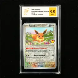 TQG 9.5 MINT+ 2025 Pokemon ENG Eevee 074/131 C - Image 1