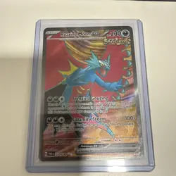 Roaring Moon ex 229/182 Ultra Rare Holo SV04: Paradox Rift Pokemon NM - Image 1